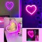 Pink Heart Neon Sign, LED Light Battery Operated or USB Powered Decorations Lamp, Table and Wall Decoration Light for Girl&#x27;s Room Dorm Wedding Anniversary Valentines Day Birthday Party Home D&#xE9;cor
